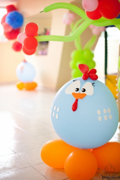 decoracao feita com balao