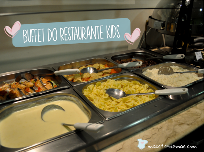 buffet do restaurante kids