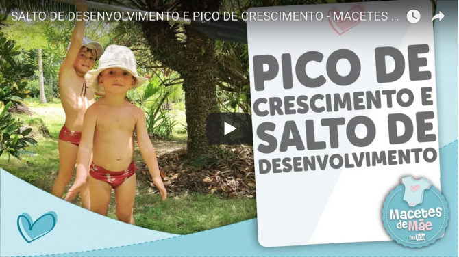 pico de crescimento e salto de desenvolvimento