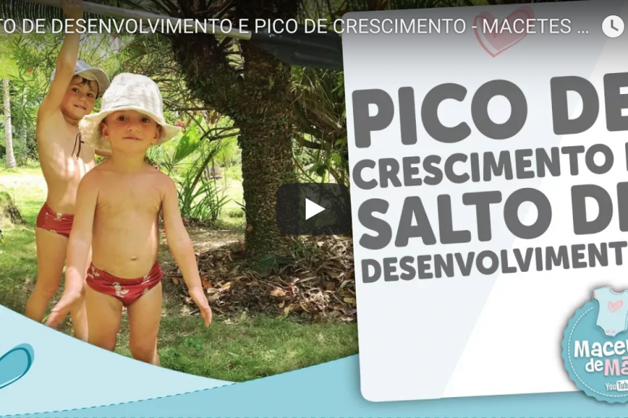 pico de crescimento e salto de desenvolvimento