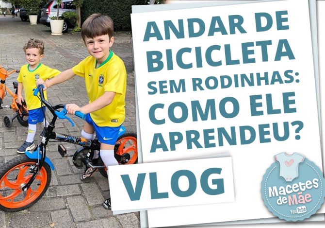 andar de bicicleta sem rodinhas