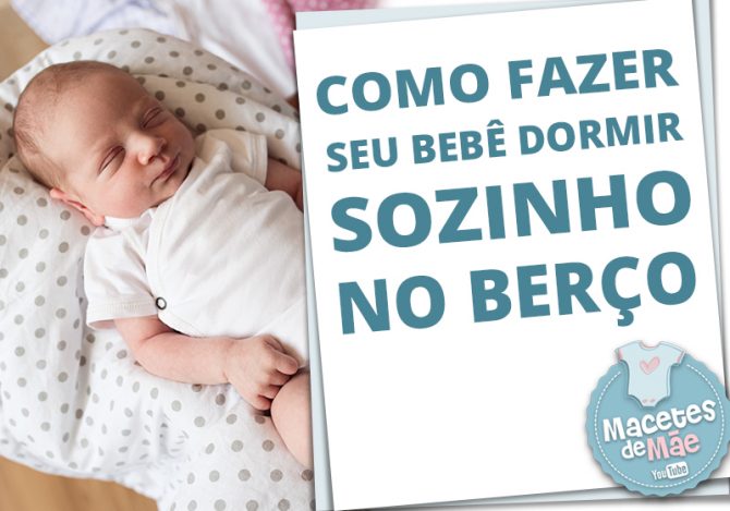 bebê dormir sozinho