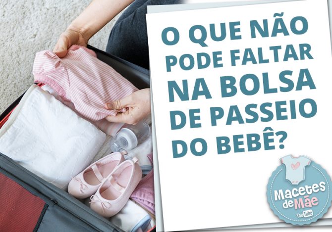 bolsa de passeio do bebê