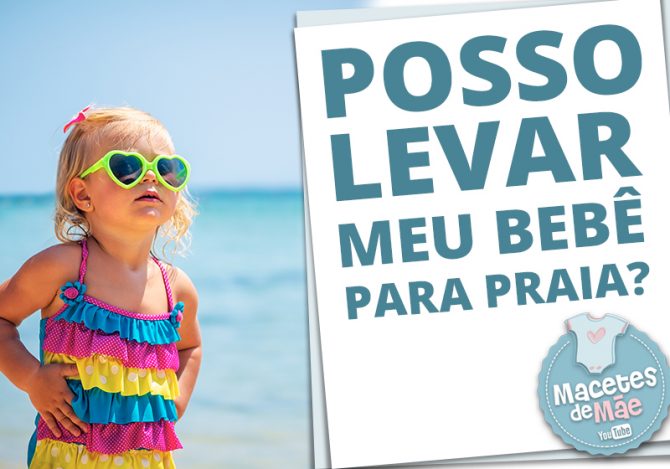 bebê na praia