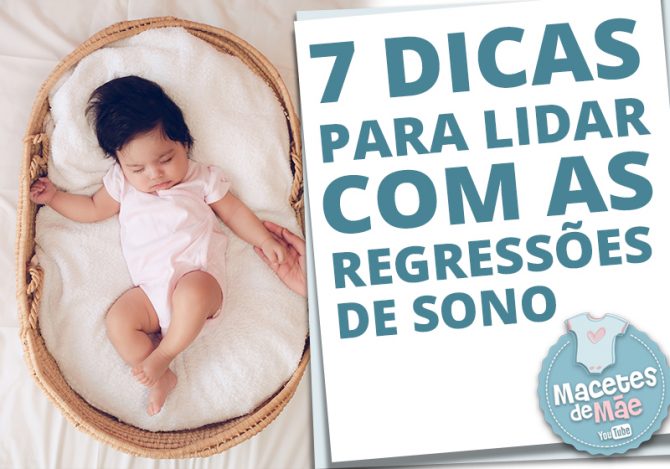 regressão de sono do bebê