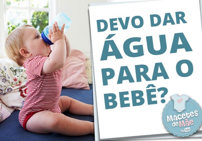 como oferecer água para o bebê