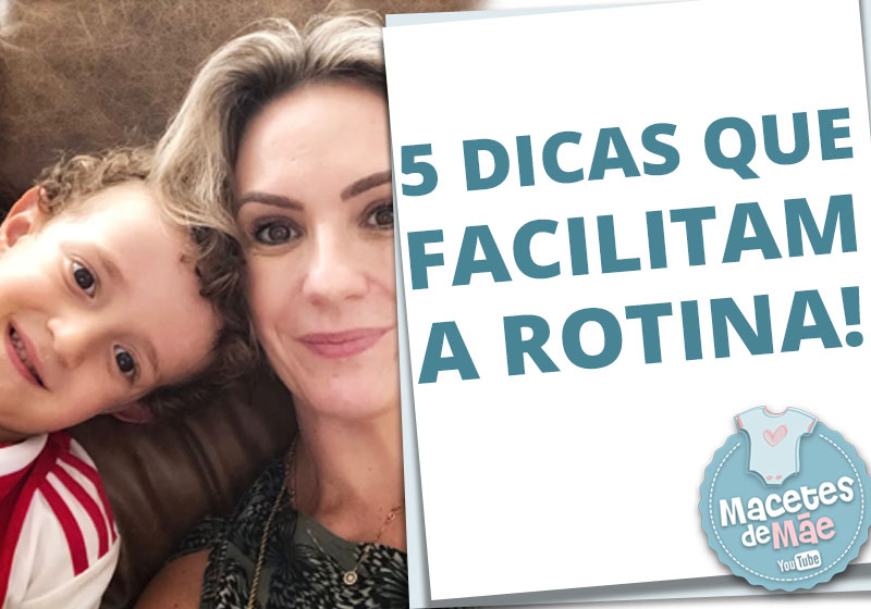 rotina com filhos