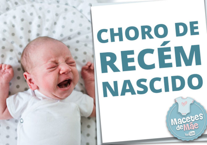 recém-nascido chora