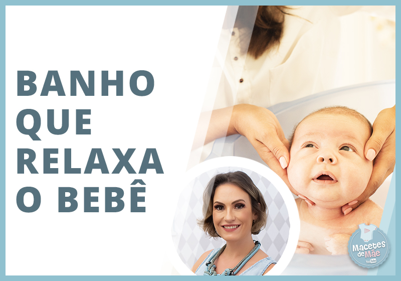 banho que relaxa o bebê