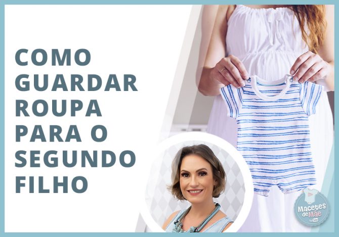 Como guardar as roupas do bebê