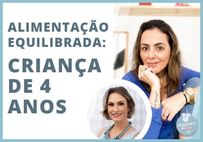 Alimentação equilibrada da criança de 4 anos