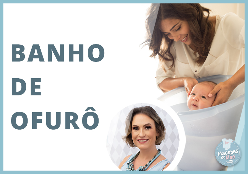 Banho de ofurô em recém-nascido